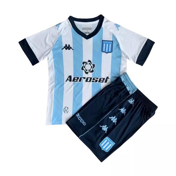 Maglia Racing Club Prima Bambino 21/22 Blu Bianco